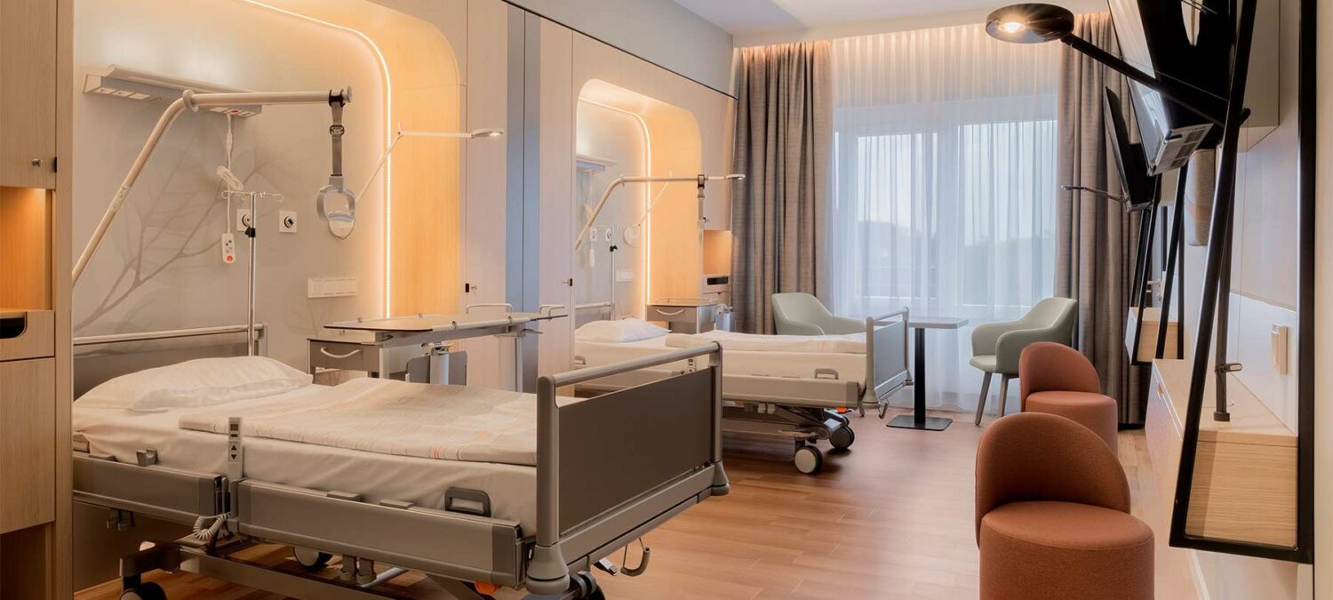 Helios Privatkliniken &mdash; Healing Architecture Konzept mit Hotelcharakter