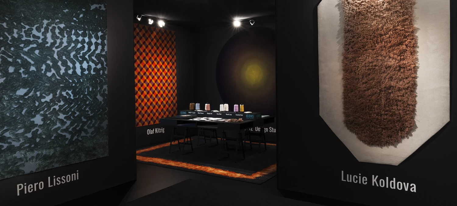 Olaf Kitzig entwirft f&uuml;r die ICONS Carpet Collection von JAB ANSTOETZ